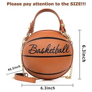 Basketball Shaped Purse For Women